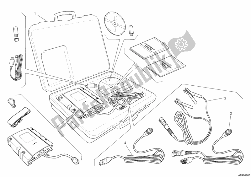 Todas as partes de Verificar Dds Do Instrumento do Ducati Superbike 1199 Panigale S Tricolore 2012